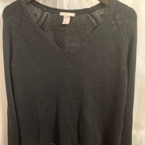 H&M Basic Black Knit Pullover